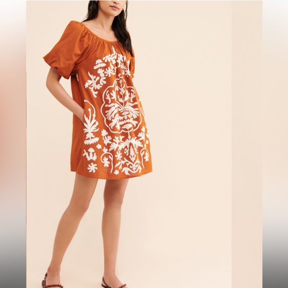 Free People Dresses & Skirts - Free People Fiona embroidered dress